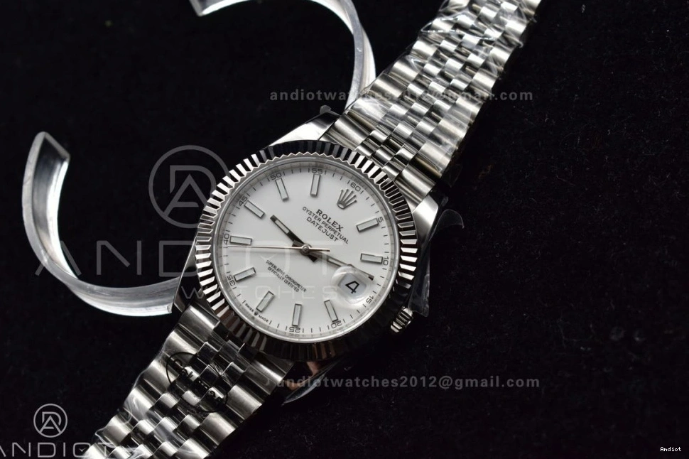 on Edition 1:1 Bracelet Dial 41 DIWF White DateJust Steel Stick Best SA3235 Jubilee 904L 126334 0524